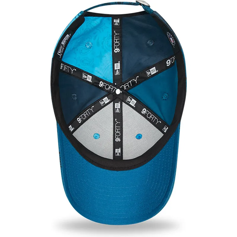 cappelli-curva-blu-cinghia-regolabile-9forty-paisley-print-dei-new-york-yankees-mlb-di-new-era