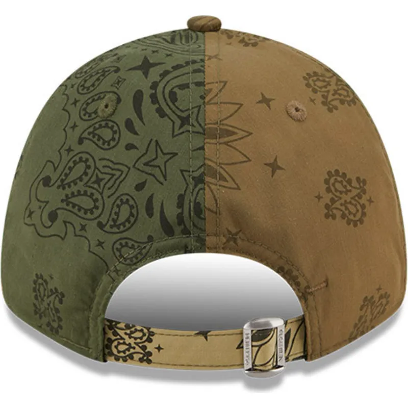 cappelli-curva-verde-cinghia-regolabile-9forty-paisley-print-dei-new-york-yankees-mlb-di-new-era cappelli-curva-verde-cinghia-regolabile-9forty-paisley-print-dei-new-york-yankees-mlb-di-new-era