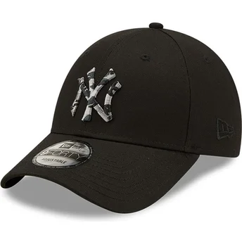 cappelli-curva-nero-cinghia-regolabile-9forty-camo-infill-dei-new-york-yankees-mlb-di-new-era