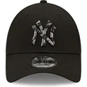 mutzen-gebogen-schwarz-verstellbares-band-9forty-camo-infill-der-new-york-yankees-mlb-von-new-era