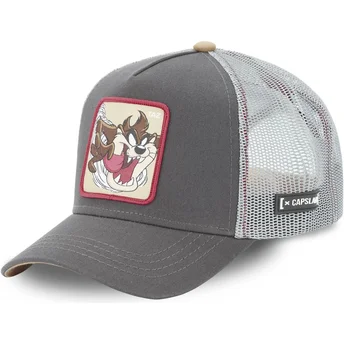 cappelli-curva-grigio-snapback-diablo-diavolo-della-tasmania-looney-tunes-di-capslab