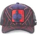 cappellino-trucker-blu-navy-e-rosso-black-panther-pan1-wakanda-forever-marvel-comics-di-capslab