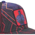 cappellino-trucker-blu-navy-e-rosso-black-panther-pan1-wakanda-forever-marvel-comics-di-capslab
