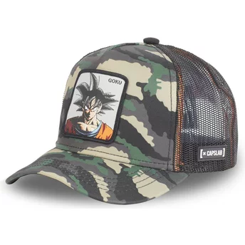 Capslab Son Goku DBZ5 GOKC Dragon Ball Camouflage Trucker Hat