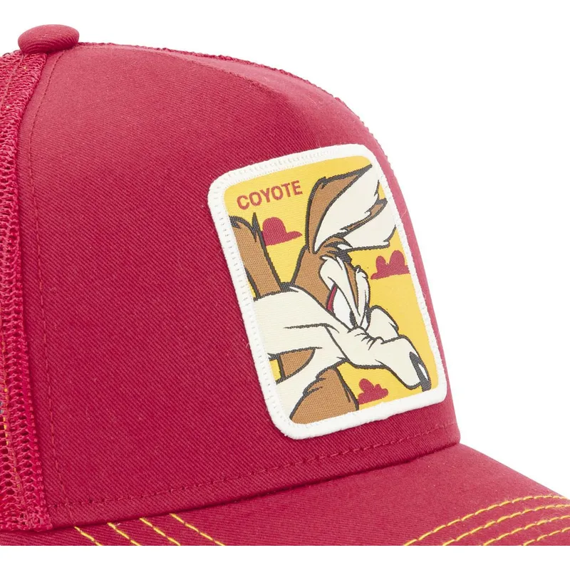cappelli-curva-rosso-snapback-coyote-looney-tunes-di-capslab