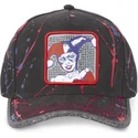 cappellino-curvo-nero-e-rosso-regolabile-harley-quinn-tag-har-dc-comics-di-capslab