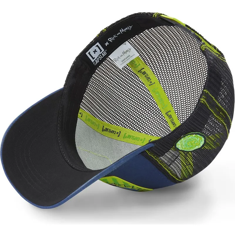 trucker-cap-marineblau-psy1-rick-und-morty-von-capslab