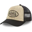 czapka-trucker-brazowa-i-czarna-paille-von-dutch