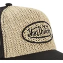 gorra-trucker-marron-y-negra-paille-de-von-dutch