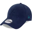 new-era-curved-brim-9forty-polartec-navy-blue-adjustable-cap