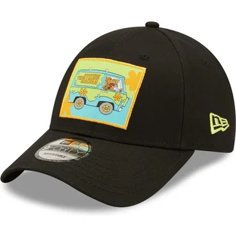 cappellino-nero-curvo-regolabile-9forty-the-mystery-machine-scooby-doo-di-new-era
