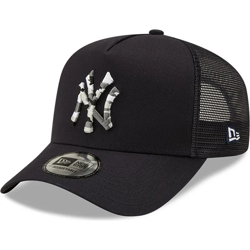 new-era-new-york-yankees-mlb-a-frame-camo-infill-trucker-cap-in-marineblau