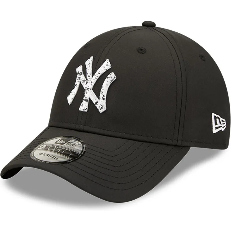cappelli-curva-nero-cinghia-regolabile-9forty-sports-clip-dei-new-york-yankees-mlb-di-new-era