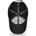 schwarze-verstellbare-kappe-mit-gebogenem-schirm-und-grunem-logo-9forty-league-essential-der-new-york-yankees-mlb-von-new-era