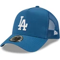 mutzen-gebogen-blau-snapback-a-frame-tonal-mesh-der-los-angeles-dodgers-mlb-von-new-era