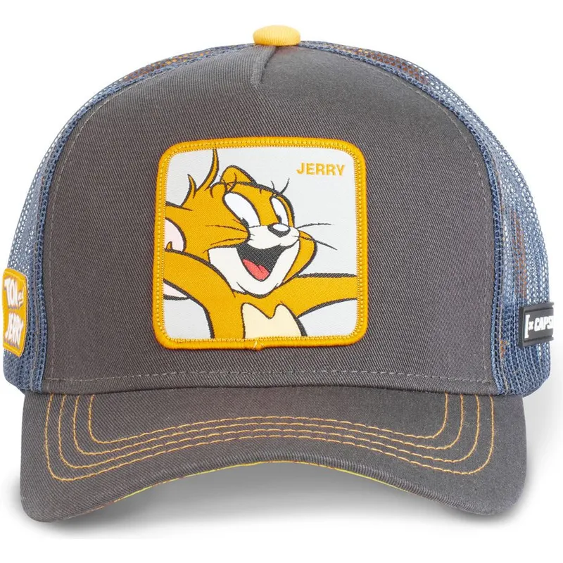 cappelli-curva-grigio-snapback-jerry-looney-tunes-di-capslab