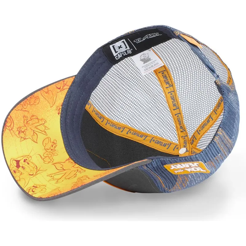 cappelli-curva-grigio-snapback-jerry-looney-tunes-di-capslab