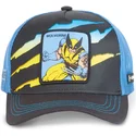 capslab-marvel-comics-wolverine-wol1-schwarze-und-blaue-trucker-kappe