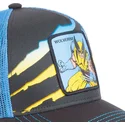 capslab-marvel-comics-wolverine-wol1-schwarze-und-blaue-trucker-kappe