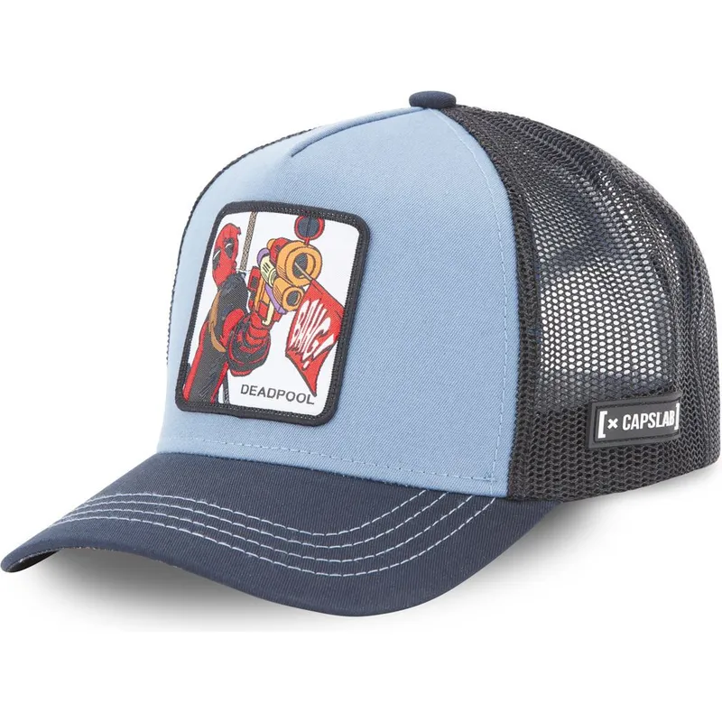 cappelli-curva-blu-snapback-deadpool-marvel-comics-di-capslab