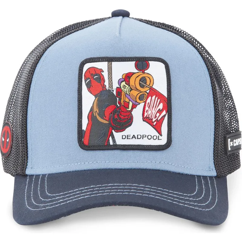cappelli-curva-blu-snapback-deadpool-marvel-comics-di-capslab