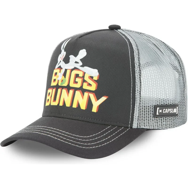 mutzen-gebogen-grau-snapback-bugs-bunny-looney-tunes-von-capslab
