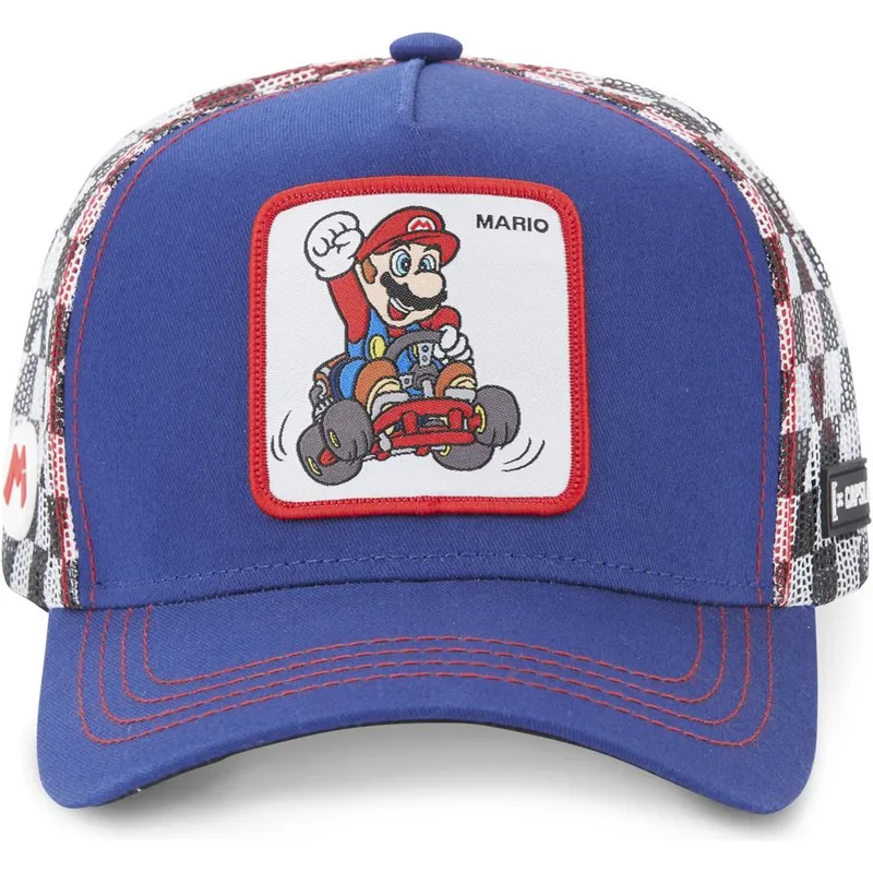 cappelli-curva-blu-snapback-mario-super-mario-bros-di-capslab cappelli-curva-blu-snapback-mario-super-mario-bros-di-capslab