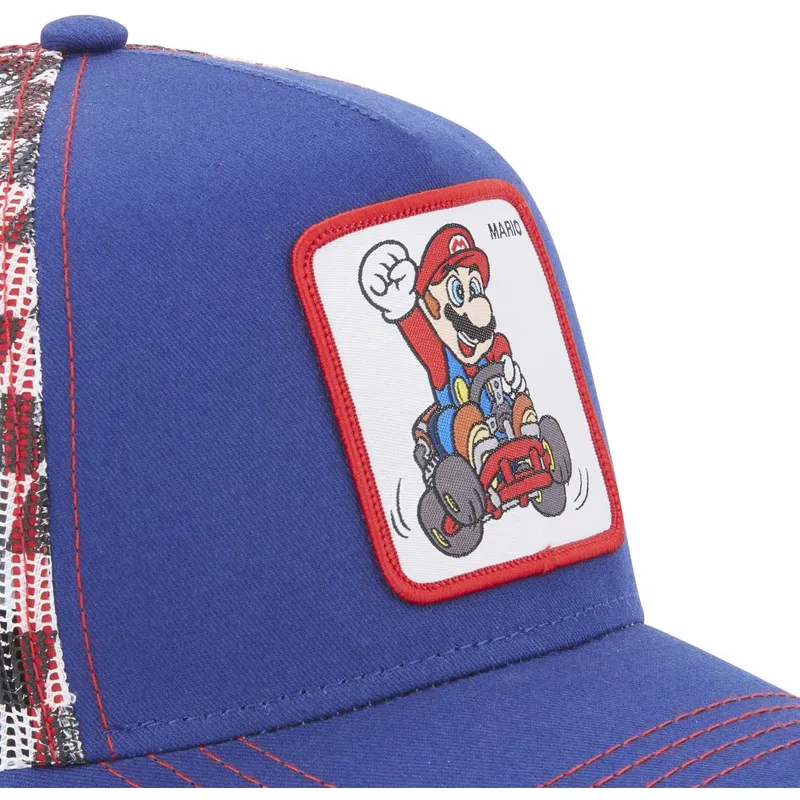 cappelli-curva-blu-snapback-mario-super-mario-bros-di-capslab cappelli-curva-blu-snapback-mario-super-mario-bros-di-capslab