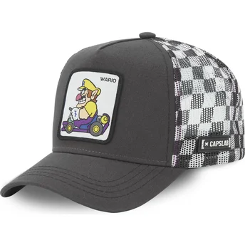 schwarze-trucker-kappe-wario-kart-smk-war1-super-mario-bros-von-capslab