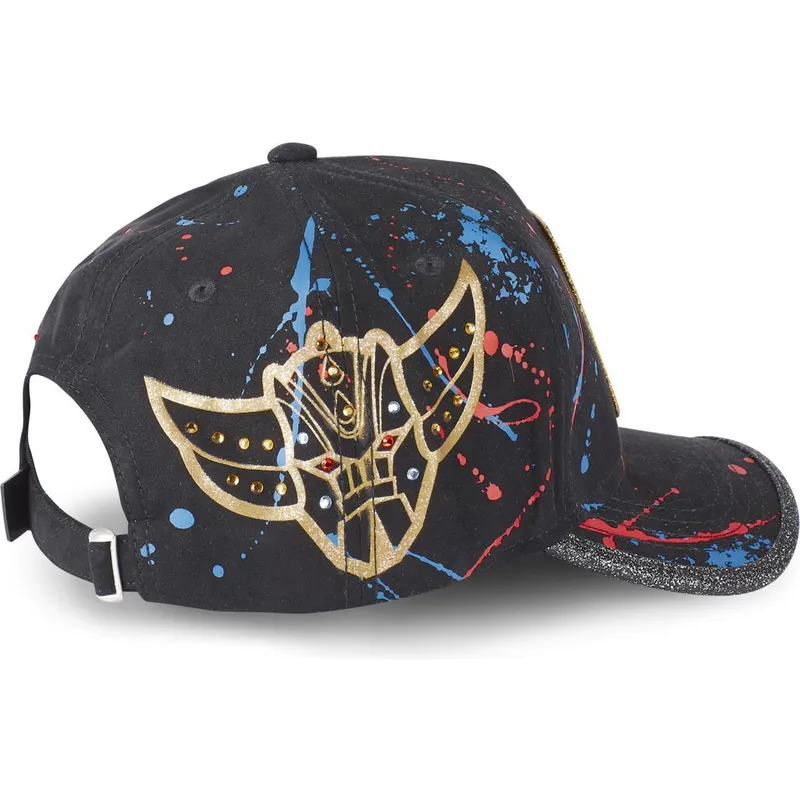 cappelli-curva-nero-cinghia-regolabile-robot-grendizer-robot-grendizer-di-capslab