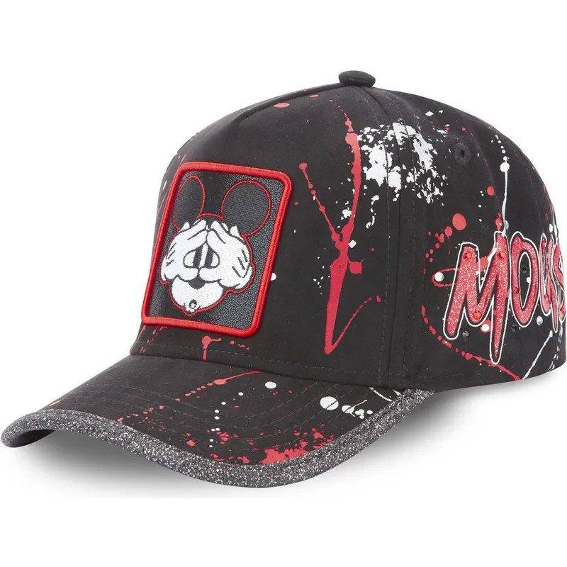 cappelli-curva-nero-cinghia-regolabile-mickey-mouse-disney-di-capslab cappelli-curva-nero-cinghia-regolabile-mickey-mouse-disney-di-capslab