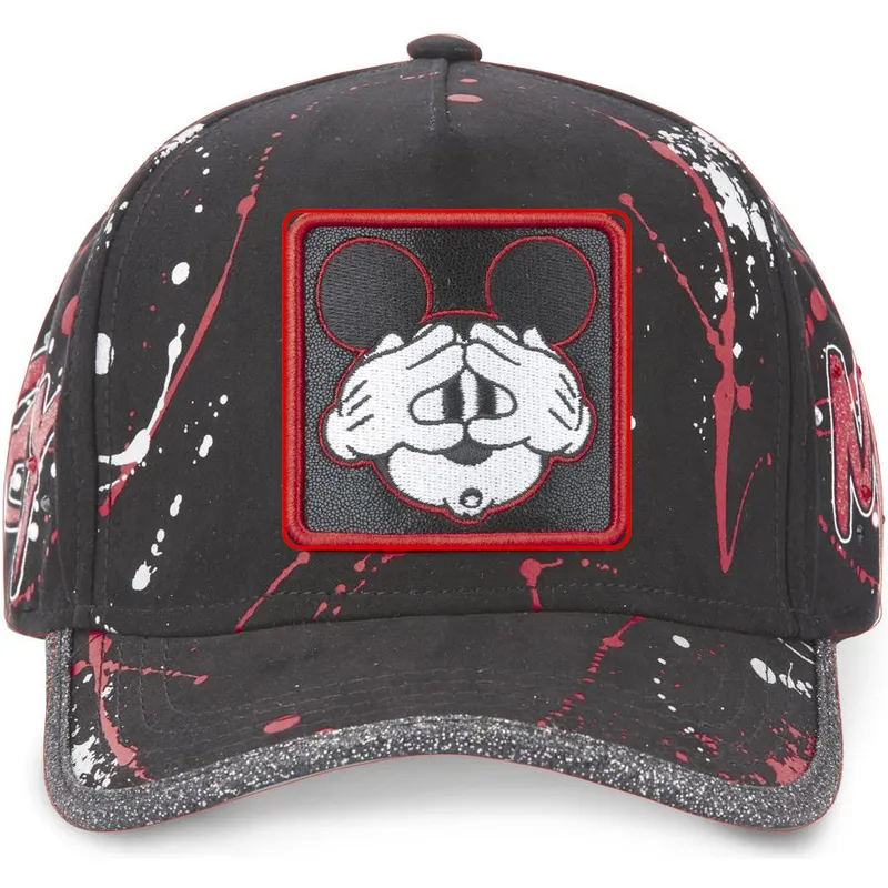 cappelli-curva-nero-cinghia-regolabile-mickey-mouse-disney-di-capslab cappelli-curva-nero-cinghia-regolabile-mickey-mouse-disney-di-capslab