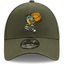 cappellino-curvo-verde-regolabile-9forty-character-sports-di-titti-looney-tunes-di-new-era