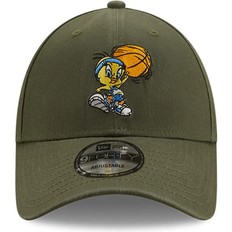 cappelli-curva-verde-cinghia-regolabile-9forty-character-sports-dei-piolin-looney-tunes-di-new-era cappelli-curva-verde-cinghia-regolabile-9forty-character-sports-dei-piolin-looney-tunes-di-new-era