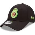 cappellino-curvo-nero-regolabile-avocado-9forty-food-icon-di-new-era