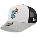 cappelli-curva-grigio-snapback-a-frame-character-sports-dei-bugs-bunny-looney-tunes-di-new-era