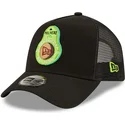 cappellino-trucker-nero-aguacate-a-frame-food-icon-di-new-era