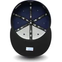 berretto-piatto-blu-navy-aderente-59fifty-ac-perf-dei-tampa-bay-rays-mlb-di-new-era