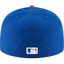 cappellino-piatto-blu-aderente-59fifty-ac-perf-dei-new-york-mets-mlb-di-new-era