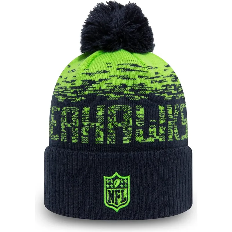 mutzen-pompon-marineblau-sport-cuff-der-seattle-seahawks-nfl-von-new-era mutzen-pompon-marineblau-sport-cuff-der-seattle-seahawks-nfl-von-new-era
