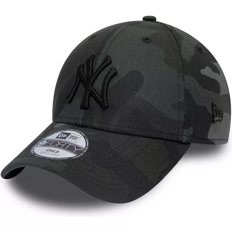 new-era-curved-brim-youth-black-logo-9forty-league-essential-new-york-yankees-mlb-camouflage-and-black-adjustable-cap