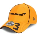 9forty-new-era-mclaren-racing-formel-1-daniel-ricciardo-orange-snapback-kappe-fur-kinder-mit-gebogenem-schirm