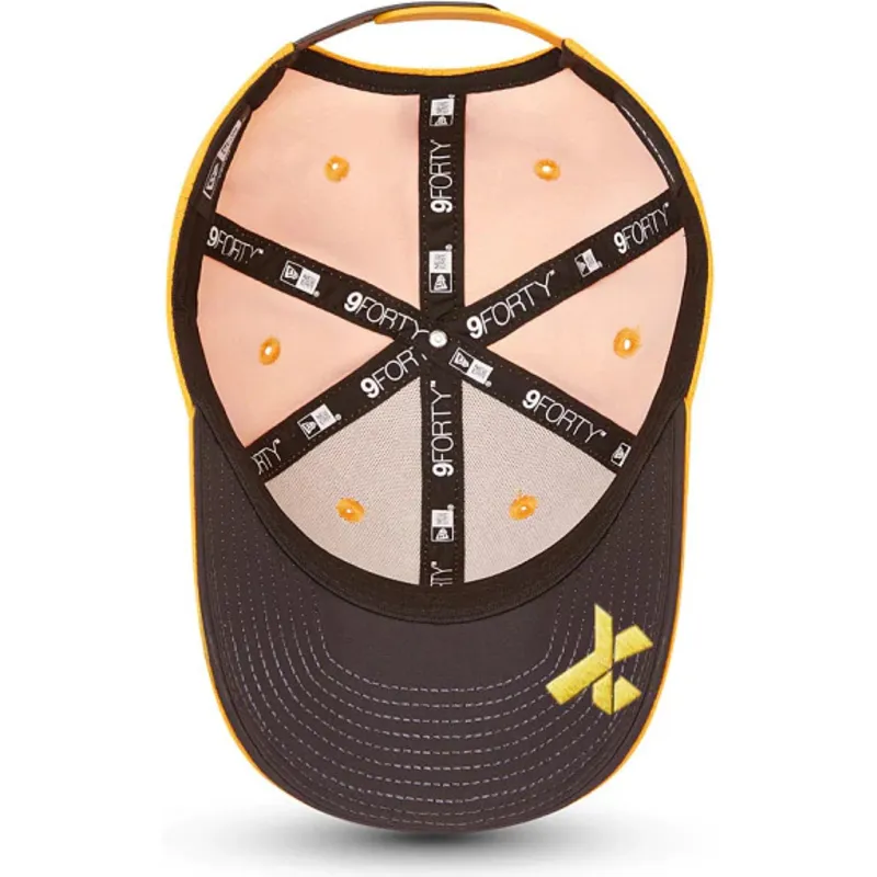 cappelli-curva-arancia-snapback-per-bambino-9forty-daniel-ricciardo-dei-mclaren-racing-formula-1-di-new-era