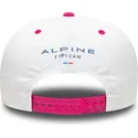 cappellino-curvo-bianco-blu-e-rosa-snapback-9fifty-stretch-snap-guanyu-zhou-di-alpine-formula-1-renault-di-new-era