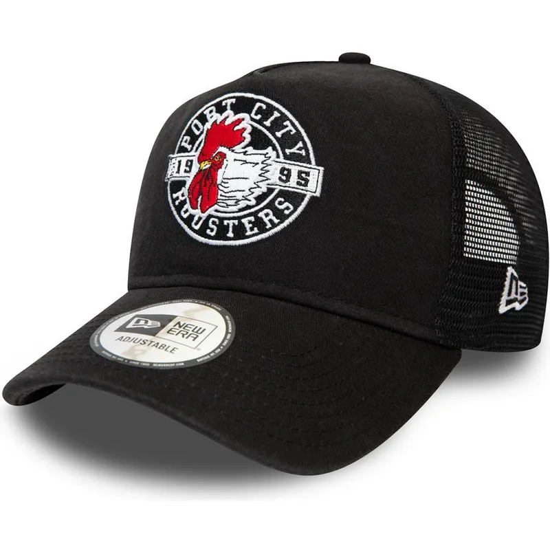 mutzen-gebogen-schwarz-snapback-a-frame-der-port-city-roosters-milb-von-new-era