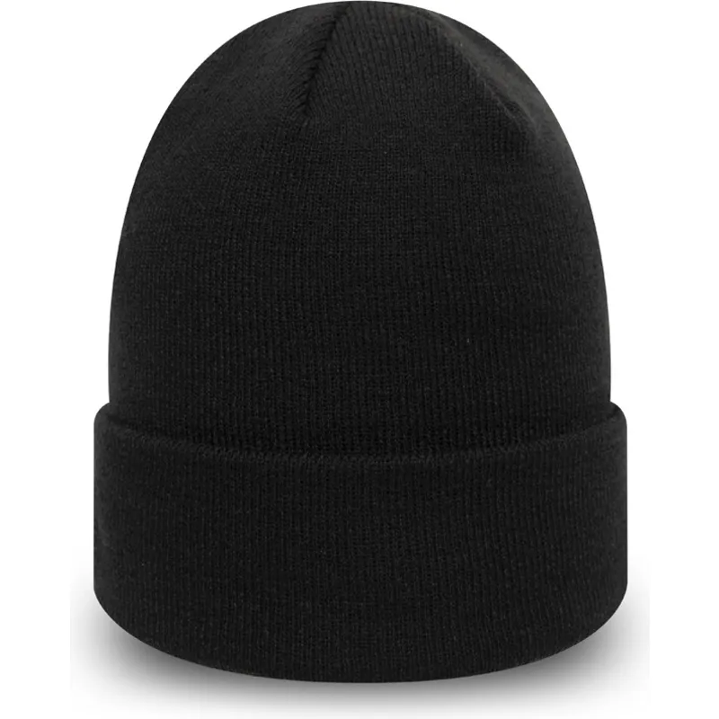 berretto-nero-con-logo-nero-essential-cuff-dei-new-york-yankees-mlb-di-new-era