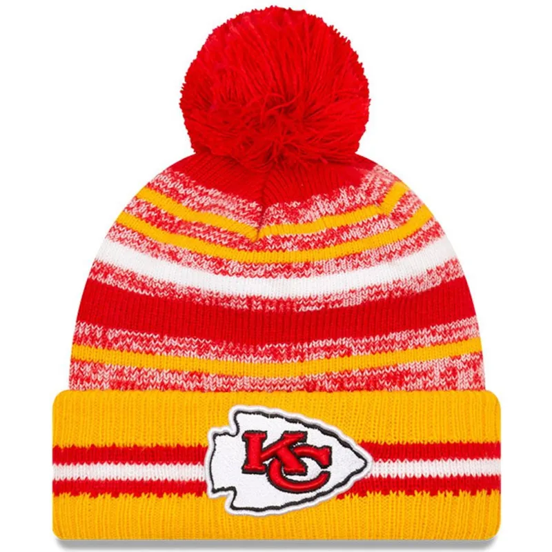 cappelli-pompon-giallo-sport-sideline-dei-kansas-city-chiefs-nfl-di-new-era