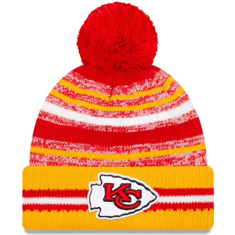 mutzen-pompon-gelb-sport-sideline-der-kansas-city-chiefs-nfl-von-new-era