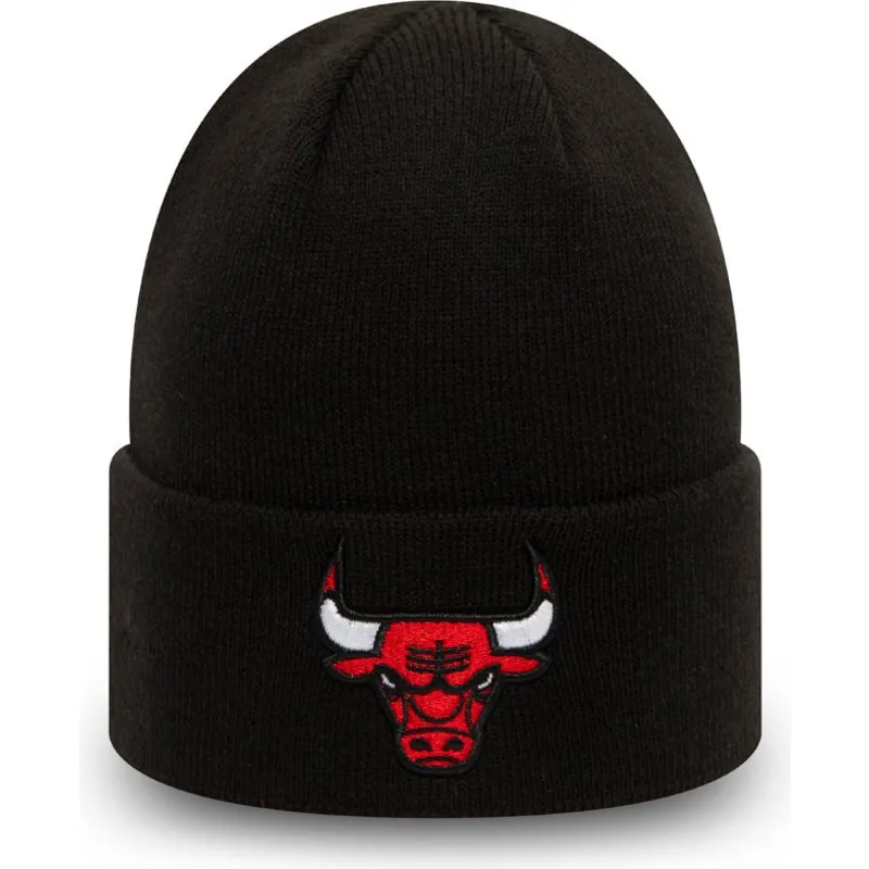 berretto-nero-essential-cuff-dei-chicago-bulls-nba-di-new-era
