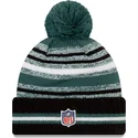 cappelli-pompon-verde-negro-sport-sideline-dei-philadelphia-eagles-nfl-di-new-era